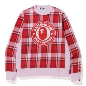 BAPE Check Gift Crewneck